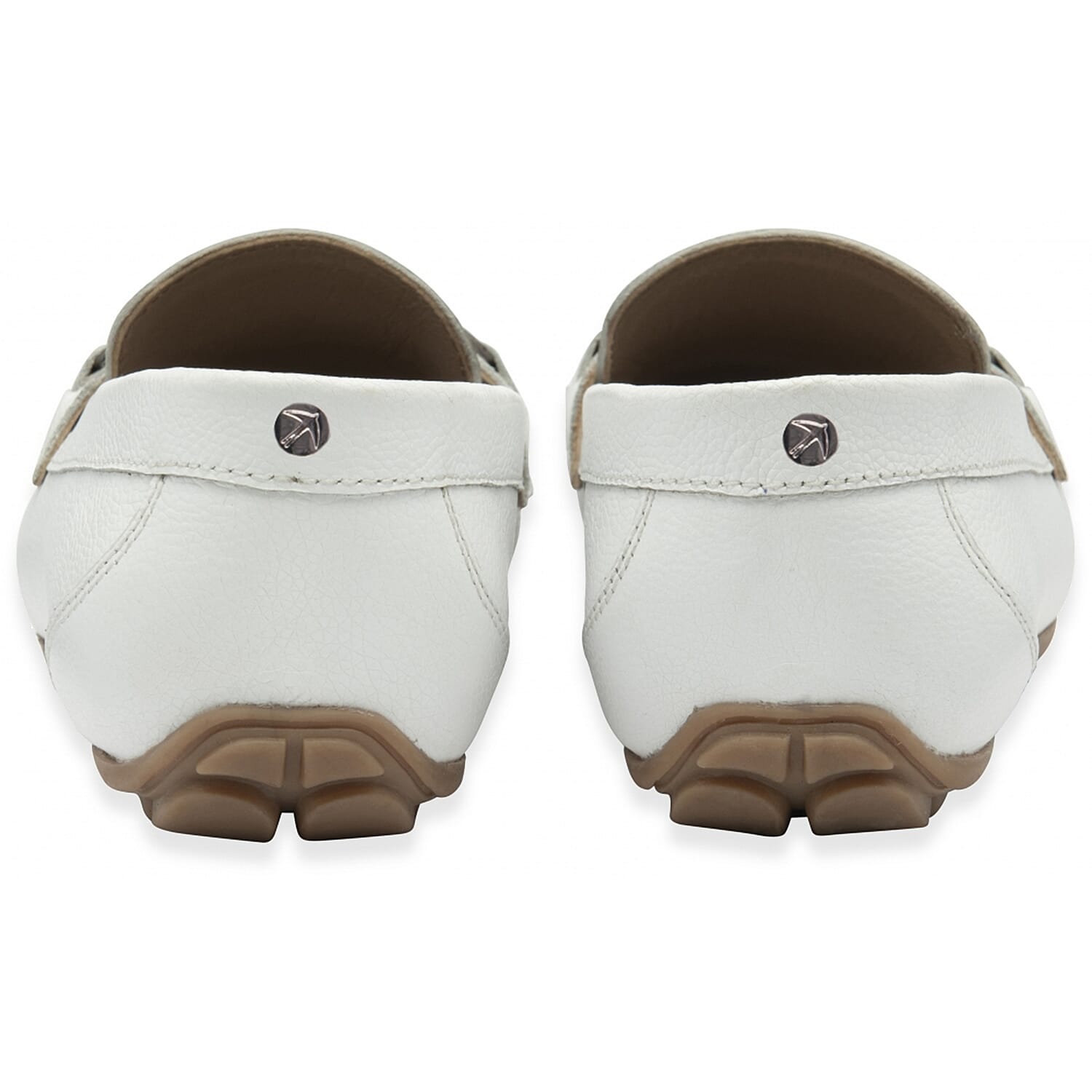 Ravel Womens Dutton Leather Classic Loafers (Size 4) - White V32516436 2