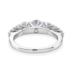D'Joy - Moissanite Ring in Rhodium Overlay Sterling Silver 1.34 Ct._8561249_4
