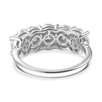 D'Joy - Moissanite Ring in Platinum Overlay Sterling Silver 1.54 Ct._8561926_4