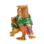 LIVMORE Owl-Shaped Trinket Storage Box (Size 7x7x8 cm) - Multi Color_8562063_4