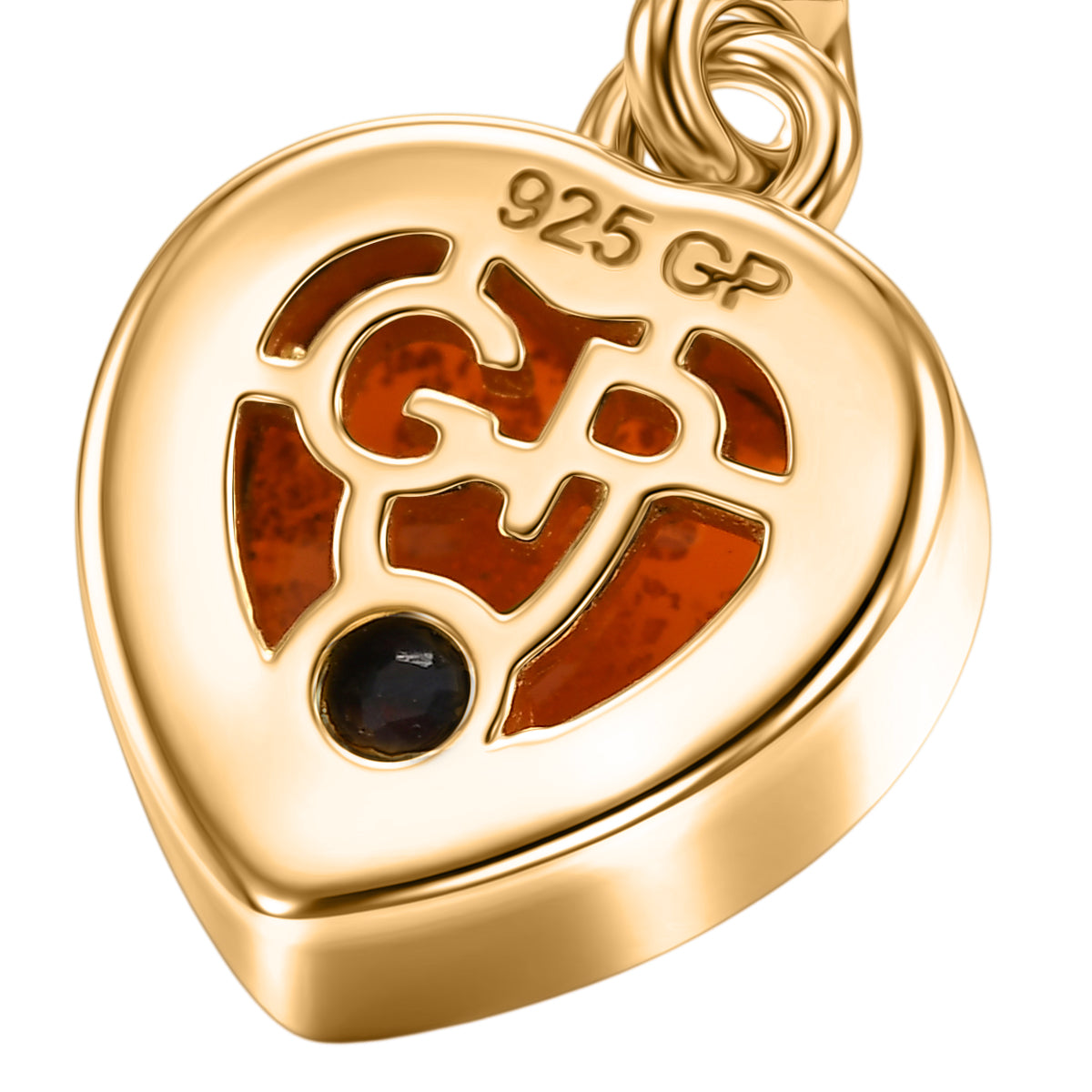 GP Family Legacy Italy - Genuine Murano Glass Heart Lever Back Heart Earrings in 18K Vermeil Yellow Gold Plated Sterling Silver 8562634 6