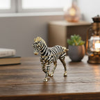 LIVMORE Zebra Shaped Trinket Storage Box (Size 9x2x7 cm) - Black White_8562696_1
