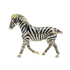 LIVMORE Zebra Shaped Trinket Storage Box (Size 9x2x7 cm) - Black White_8562696_2