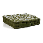 LIVMORE Set of 2 - 100% Cotton Cozy Support Cushion (40x40x8 cm) - Olive_8562981_4