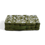 LIVMORE Set of 2 - 100% Cotton Cozy Support Cushion (40x40x8 cm) - Olive_8562981_5