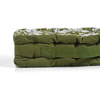LIVMORE Set of 2 - 100% Cotton Cozy Support Cushion (40x40x8 cm) - Olive_8562981_6