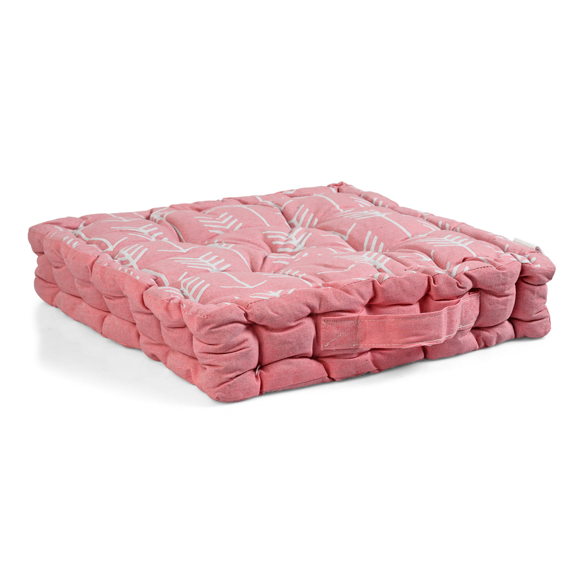 LIVMORE Set of 2 - 100% Cotton Cozy Support Cushion (40x40x8 cm) - Pink V32515510 5