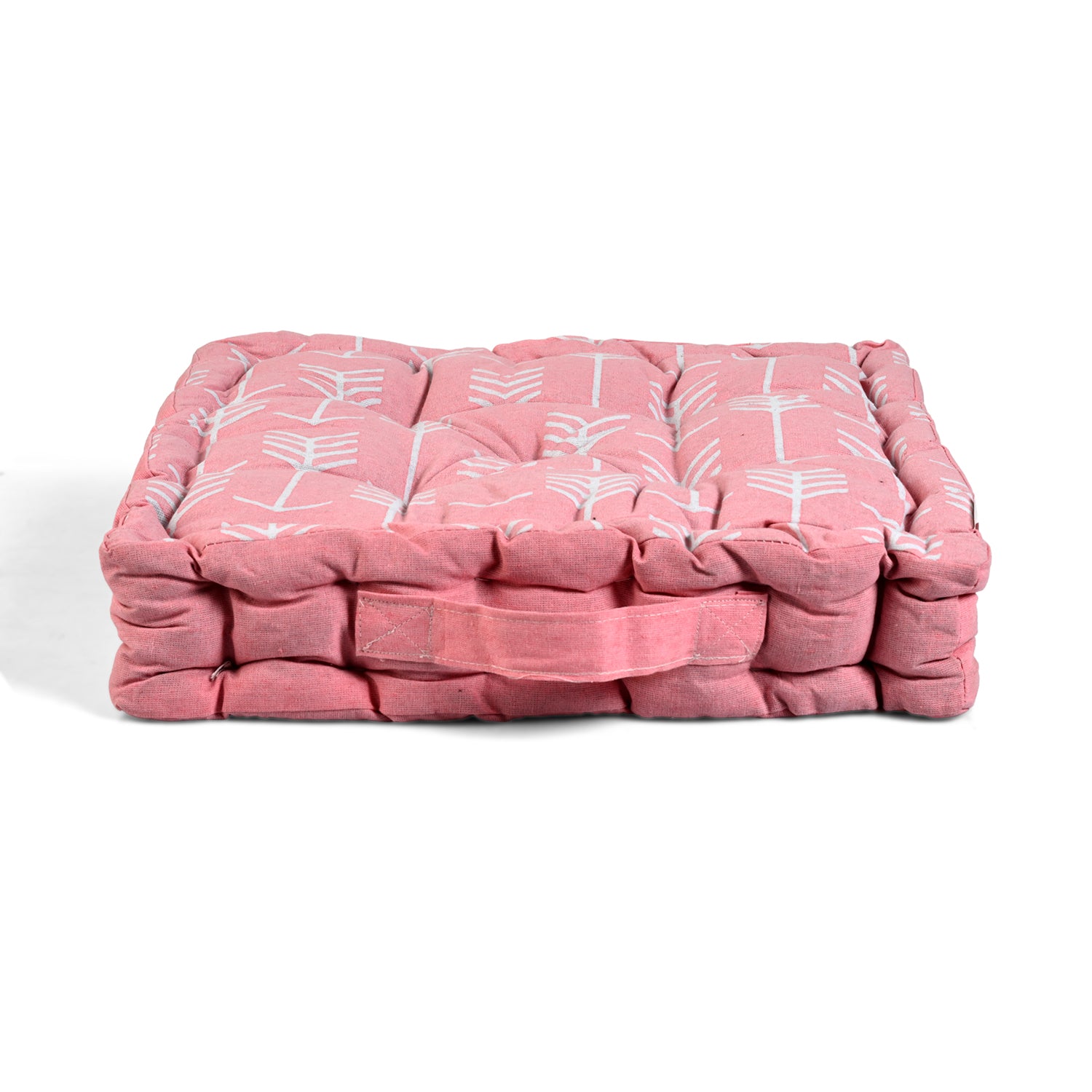 LIVMORE Set of 2 - 100% Cotton Cozy Support Cushion (40x40x8 cm) - Pink V32515510 6