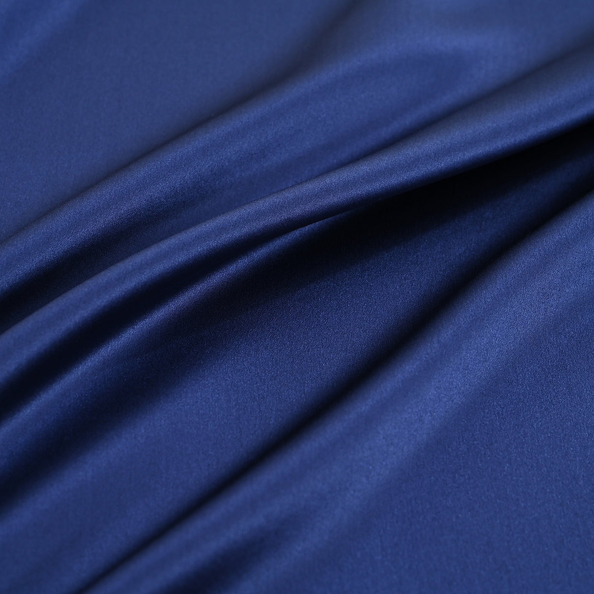 La Marey Signature Mulberry Silk Patterned Pillowcase with MOP Button Closure (Size 50x75 cm) - Navy 8562983 5