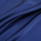 La Marey Signature Mulberry Silk Patterned Pillowcase with MOP Button Closure (Size 50x75 cm) - Navy_8562983_5