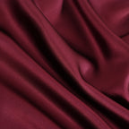 La Marey Signature Mulberry Silk Patterned Pillowcase with MOP Button Closure (Size 50x75 cm) - Burgundy_8563041_5