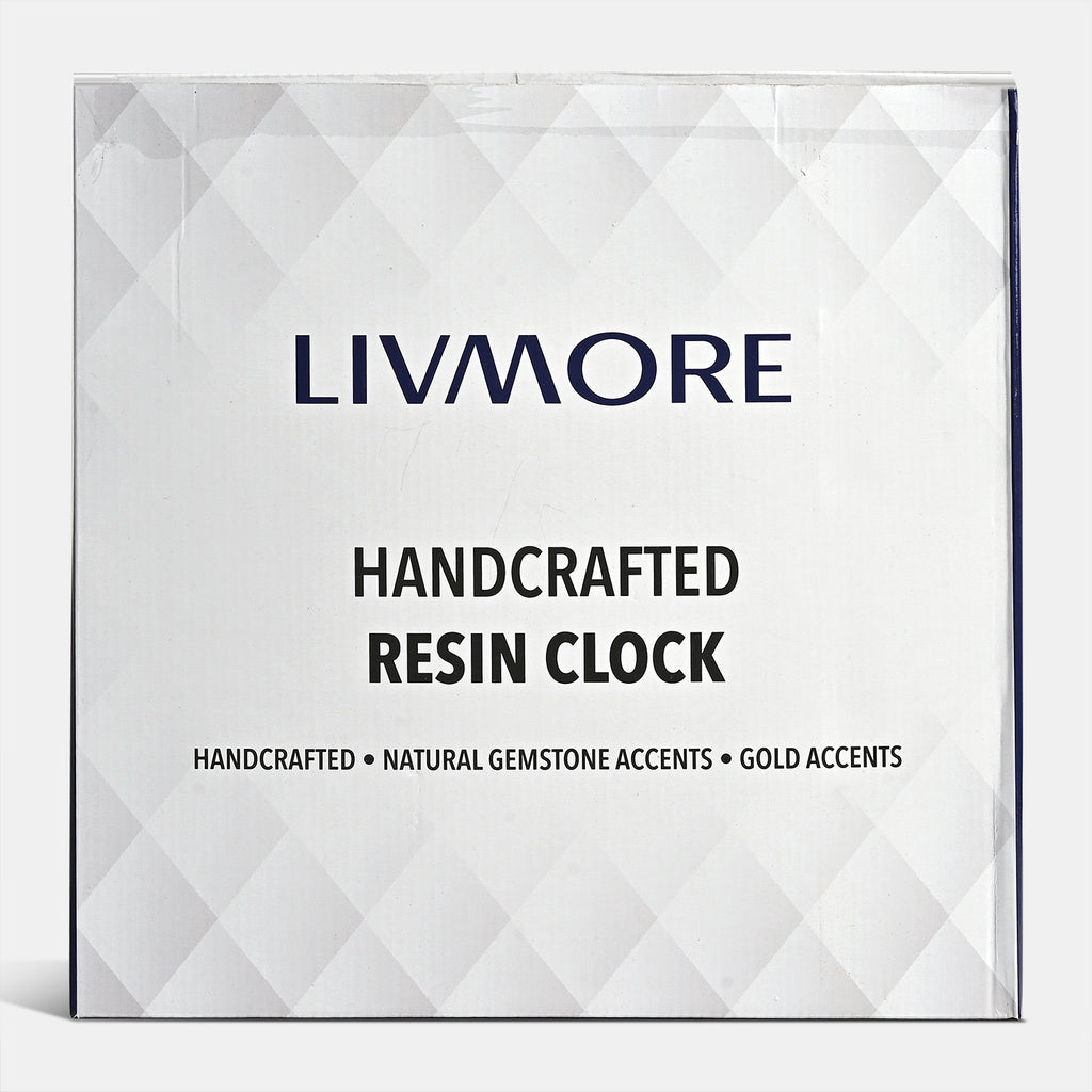 LIVMORE Clock (Size - One Size) - Red White & Aqua Blue_8563880_3