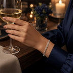 Sterling Silver Flat Figaro Bracelet (Size - 7.5) with Lobster Clasp_8564237_5