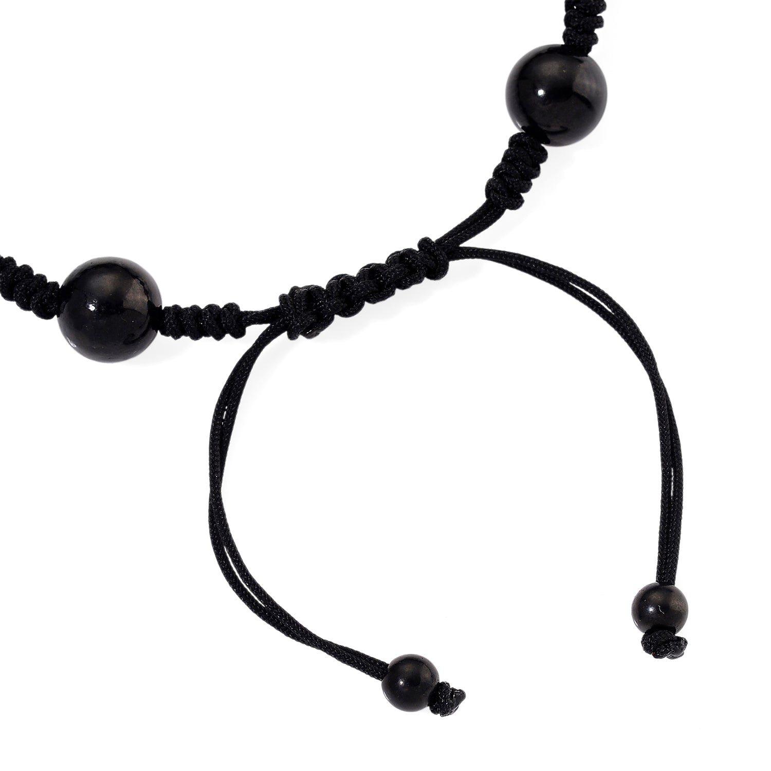 Natural Shungite Adjustable Pixiu Bracelet (Size - 6.5 to 9) 60.00 Ct. 8564773 7