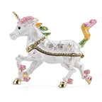 LIVMORE Patterned Trinket Box (Size 9x2x7 cm) - White_8564878