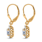 Royal Bali Collection - D'Joy Moissanite Earring with Lever Back in 18K Vermeil Yellow Gold Plated Sterling Silver 1.27 Ct._8565195_3