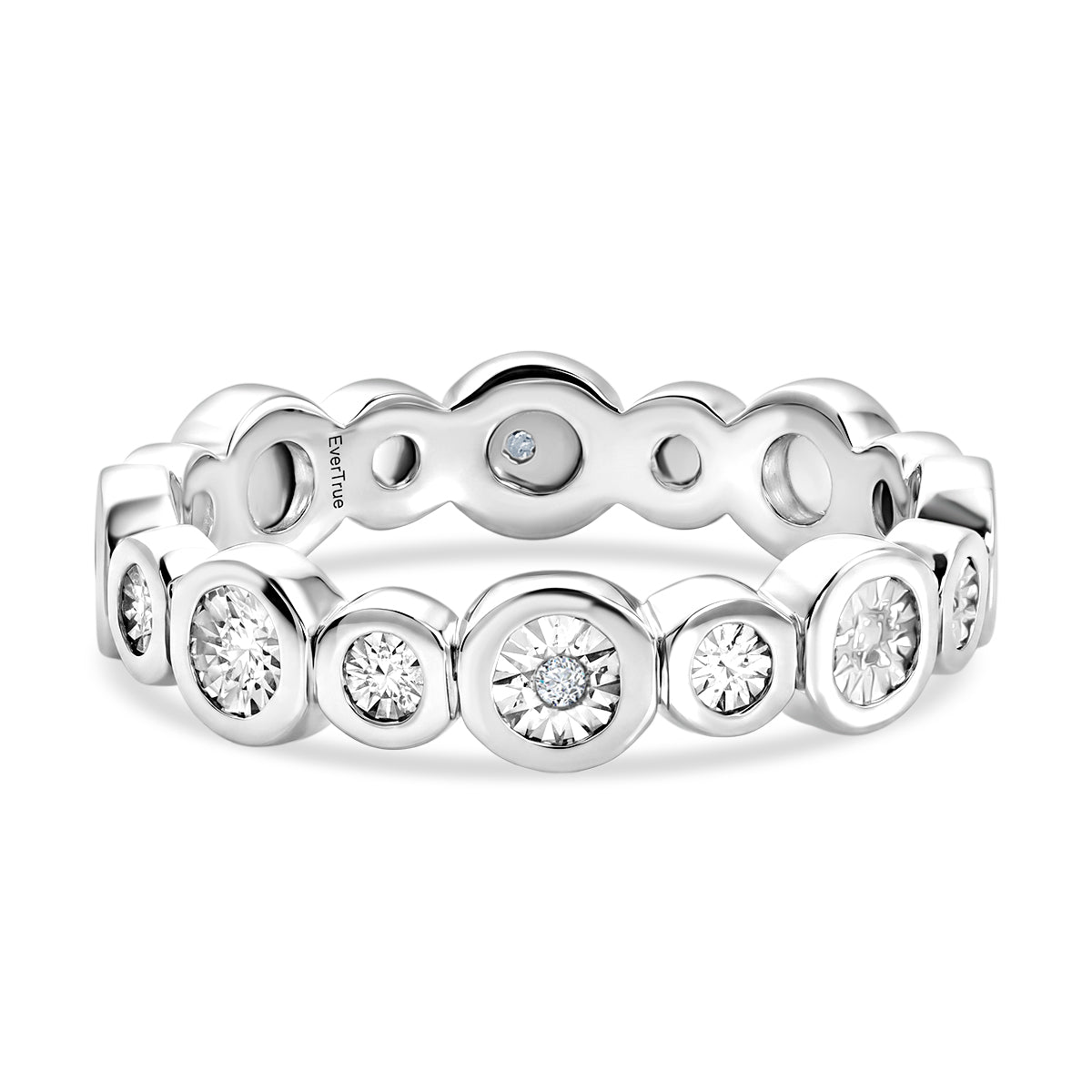 EverTrue - Natural White Diamond Band Ring V32514860 0