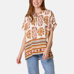 Paramour Boho Top (One Size, 10-20) - Pink_8565971