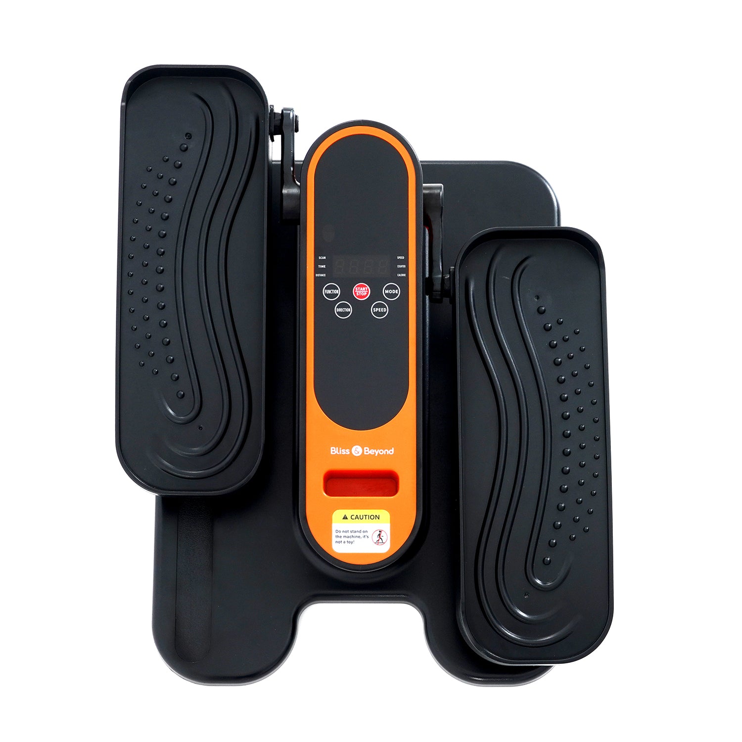 Bliss - Beyond Electric Mini Elliptical Under Desk Leg Exerciser - Orange - Black 8566017 8