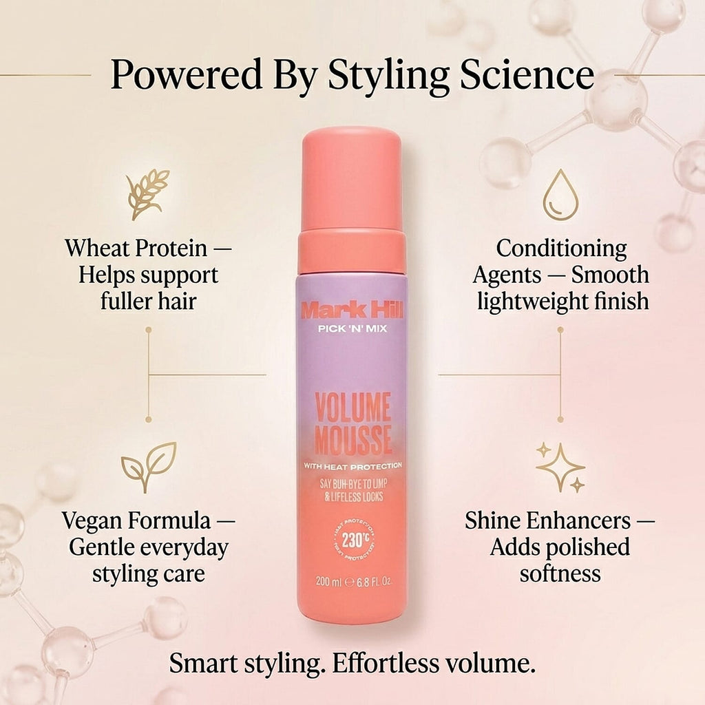 Mark Hill Pick 'N' Mix Heat Protection Volume Mousse - 200ml