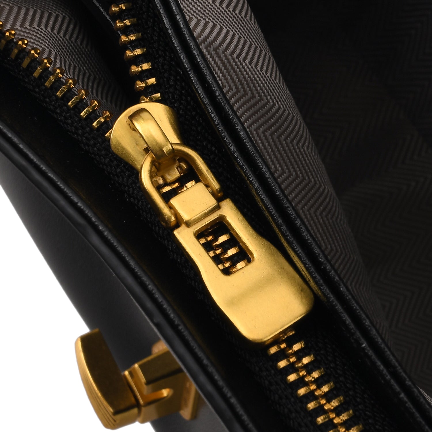 Genuine Leather Top-Handle Satchel Bag with Adjustable Shoulder Strap - Black 8566512 7