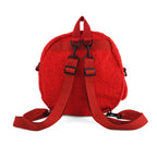 Novelty Plush Apple Character Crossbody Bag - Red_8566888_4