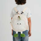Novelty Plush Apple Character Crossbody Bag - Cream_8566899_2