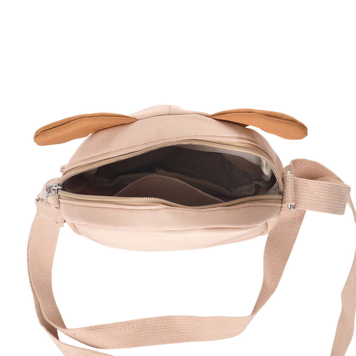 Novelty Puppy Cartoon Crossbody Ita Bag - Khaki V32706867 3