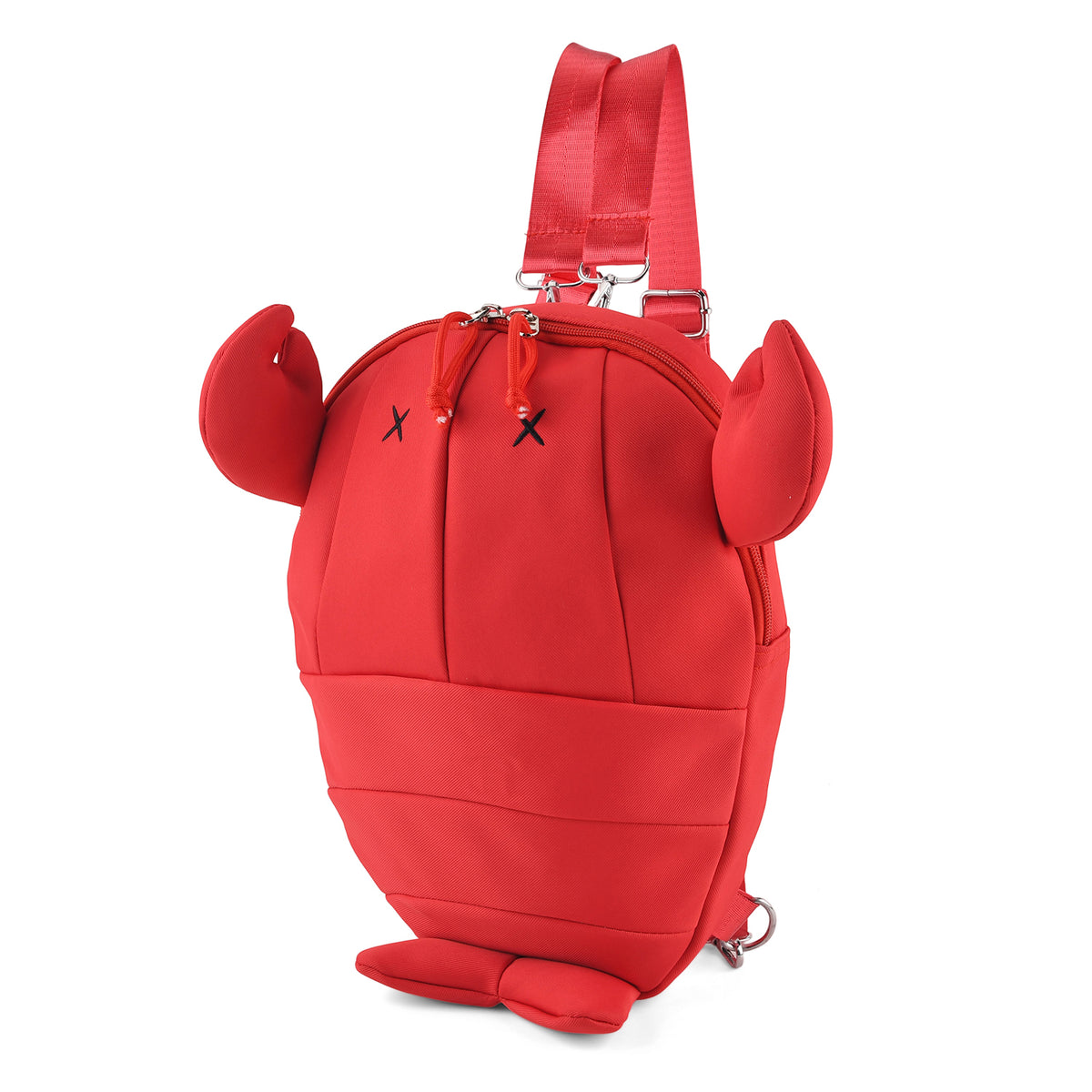 Novelty Lobster Cartoon Mini Backpack Rucksack - Red V32573018 0