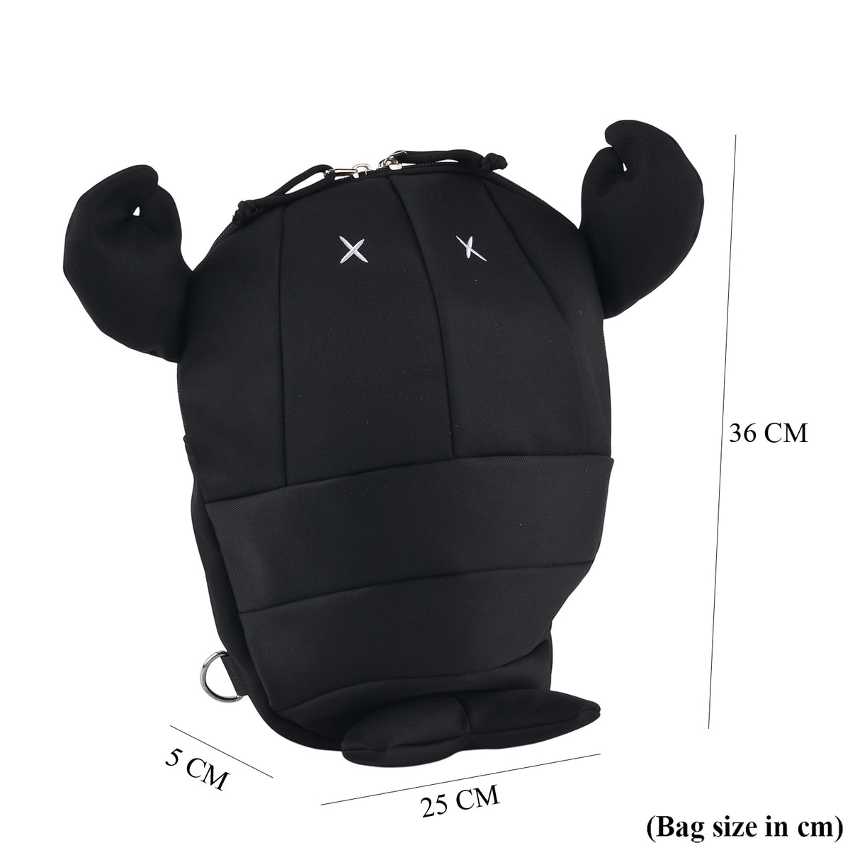 Novelty Lobster Cartoon Mini Backpack Rucksack - Black V32574420 6