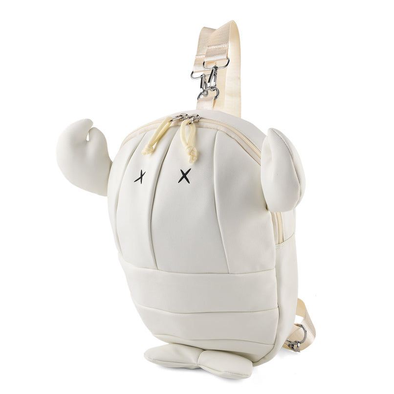 Novelty Lobster Cartoon Mini Backpack Rucksack - White_8567191