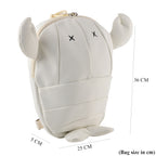 Novelty Lobster Cartoon Mini Backpack Rucksack - White_8567191_8