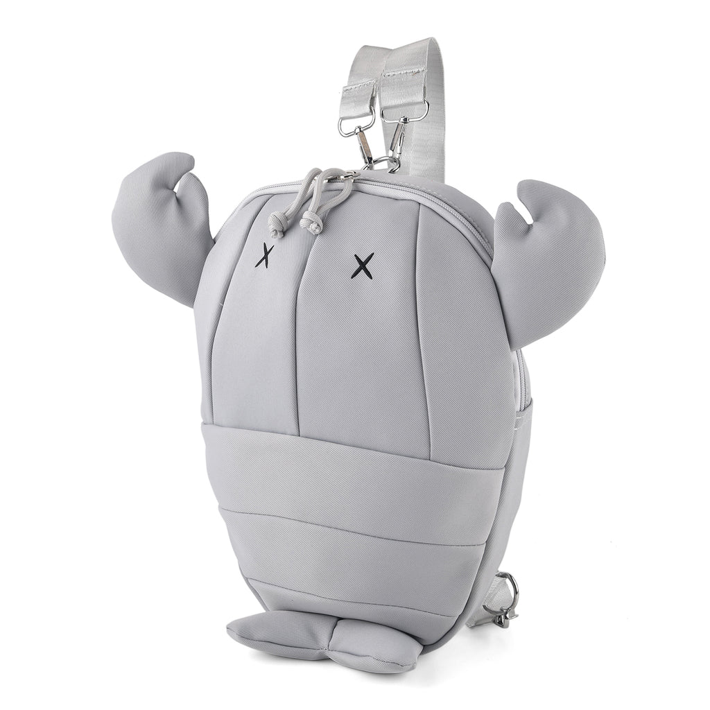Novelty Lobster Cartoon Mini Backpack Rucksack - Gray_8567192