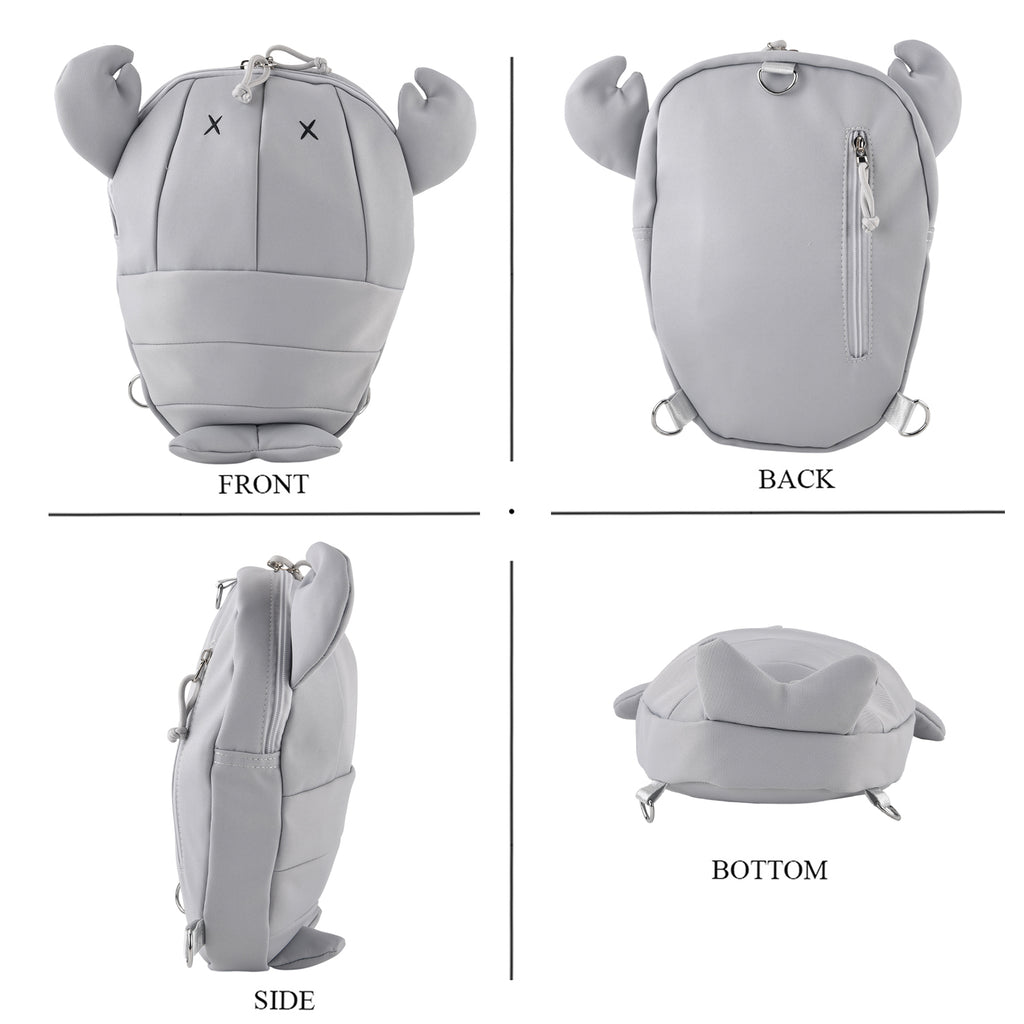 Novelty Lobster Cartoon Mini Backpack Rucksack - Gray_8567192_4
