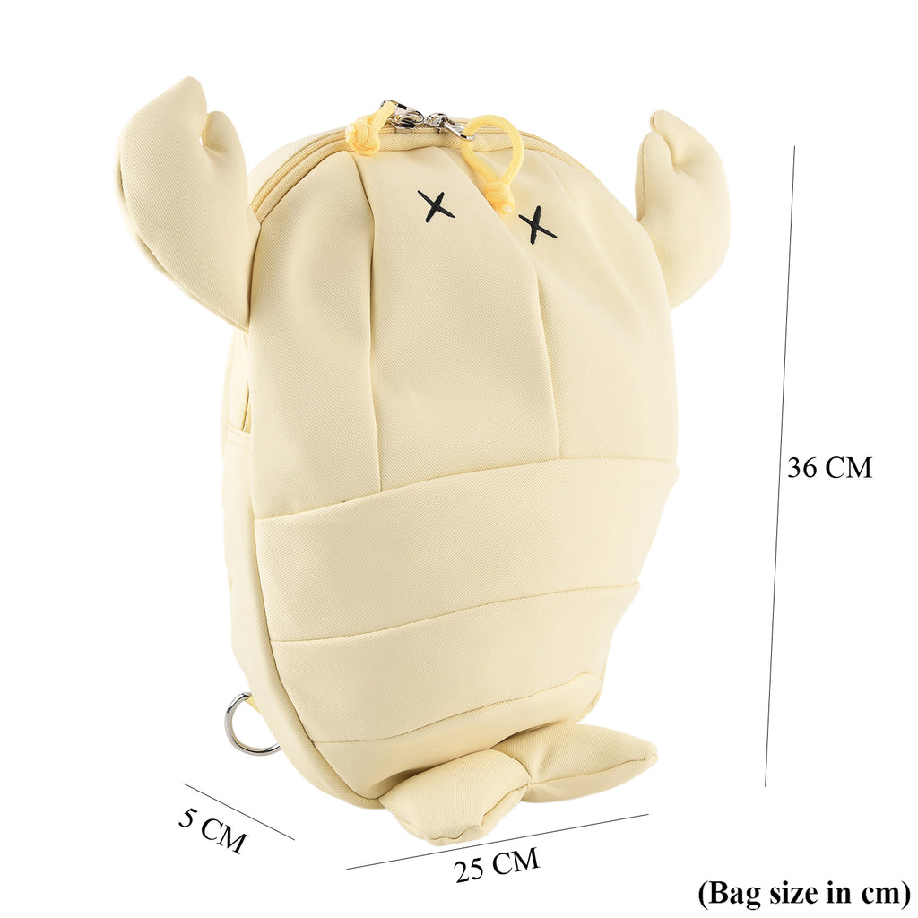 Novelty Lobster Cartoon Mini Backpack Rucksack - Yellow_8567193_8