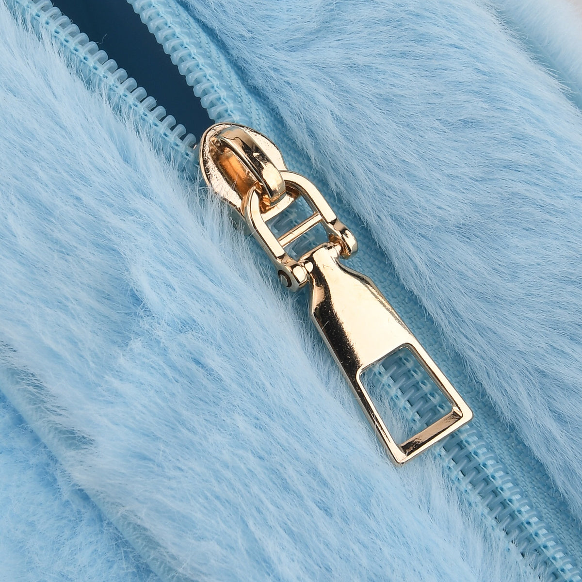 Kids Plush Stitch Character Mini Top Handle Crossbody Bag - Blue V32668453 6