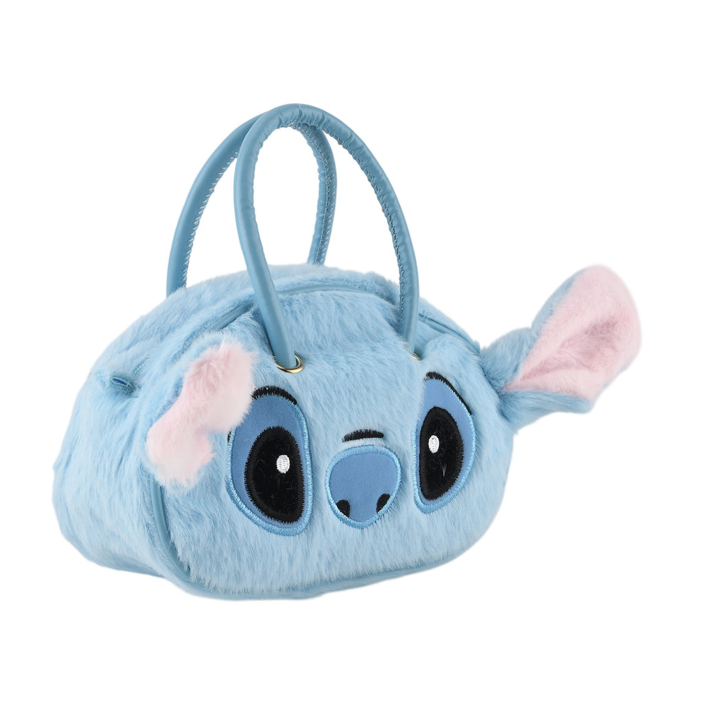 Novelty Plush Stitch Character Mini Top Handle Crossbody Bag - Blue_8567210_6