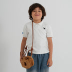 Novelty Plush Copybara Character Mini Top Handle Crossbody Bag - Coffee_8567213_1