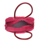 Novelty Plush Lotso Character Mini Top Handle Crossbody Bag - Rose Red_8567264_4