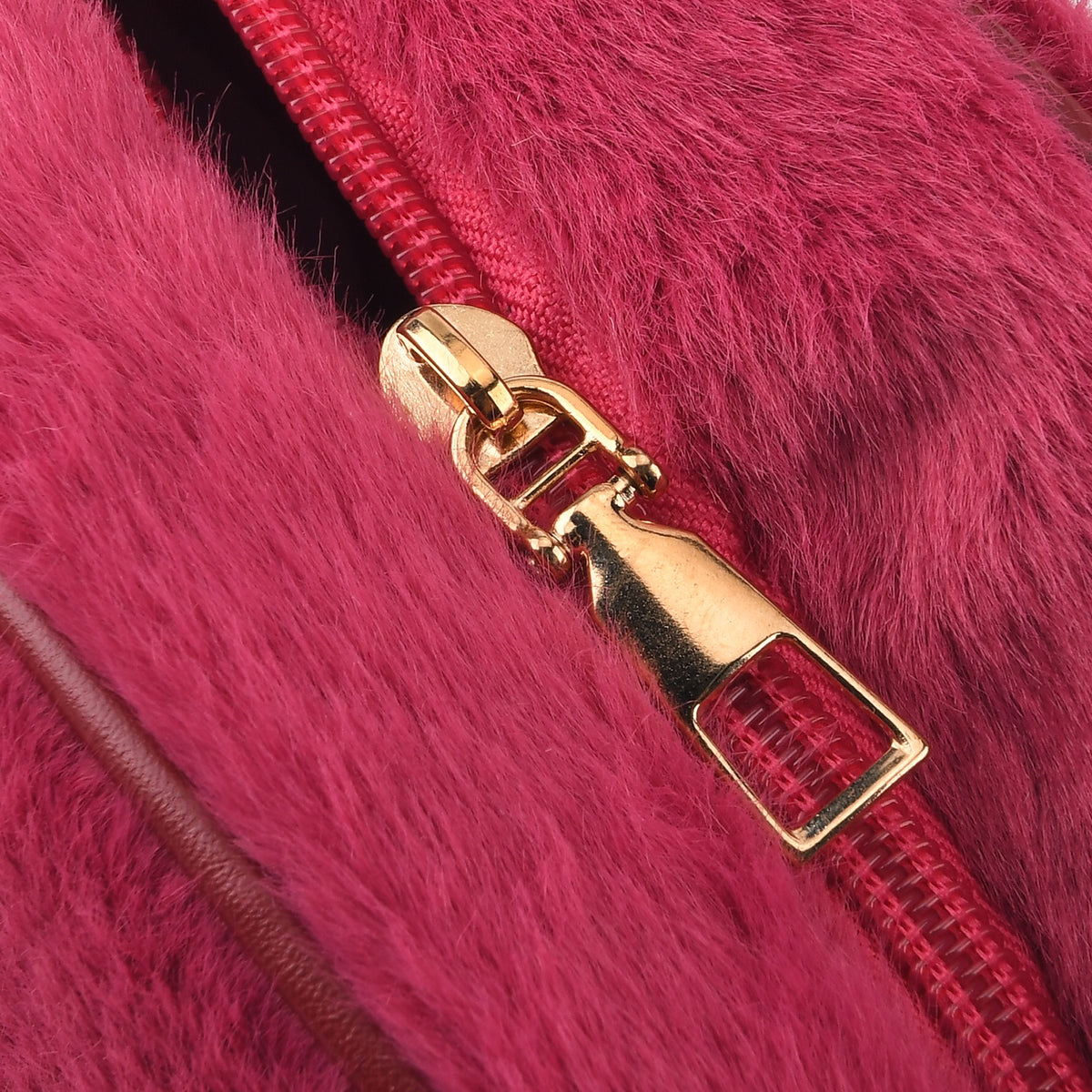 Kids Plush Lotso Character Mini Top Handle Crossbody Bag - Rose Red V32668773 6