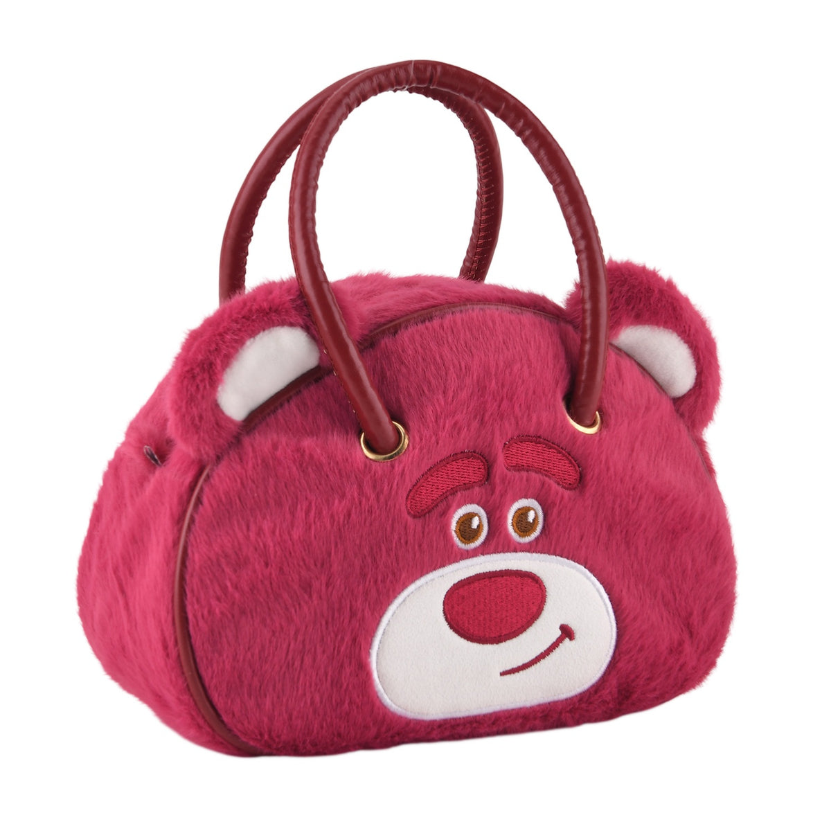 Kids Plush Lotso Character Mini Top Handle Crossbody Bag - Rose Red V32668773 7