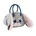 Novelty Plush Bunny Character Mini Top Handle Crossbody Bag - Grey_8567265_6