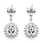 D'Joy - Boulder Opal White Zircon Dangling Earring with Push Back in Rhodium Overlay Sterling Silver 2.50 Ct._8568024_4