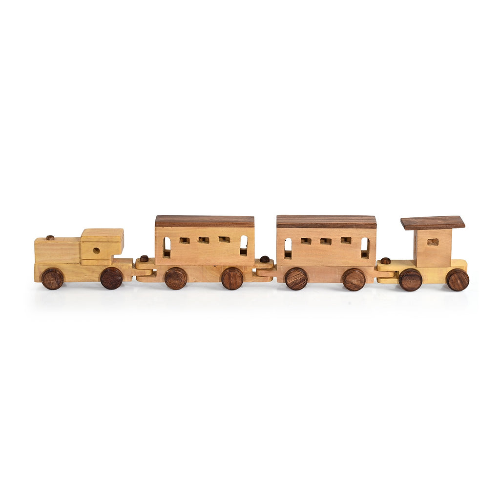 Livmore Handcrafted Train Toy (57.5 x 8 x 8 cm) - Brown_8569293_3