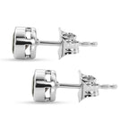D'Joy - Natural Chrome Diopside Stud Earring with Push Post in Platinum Overlay Sterling Silver_8569845_3