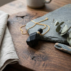 Natural Shungite Adjustable Bottle Necklace (Size - 24+2 Ext) 90.00 Ct._8570399_2