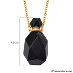 Natural Shungite Adjustable Bottle Necklace (Size - 24+2 Ext) 90.00 Ct._8570399_6