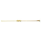 9K Yellow Gold Bracelet (Size - 7.5) with Spring Clasp