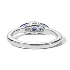 Tanzanite Trilogy Ring in Platinum Overlay Sterling Silver_8571625_4
