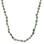 Green Aventurine Adjustable Beads Necklace (Size - 24+1 Ext) in Yellow Gold Tone 100.00 Ct._8571749
